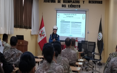 Personal de la JERRE recibe charla sobre  “Seguridad y Salud en el Trabajo”