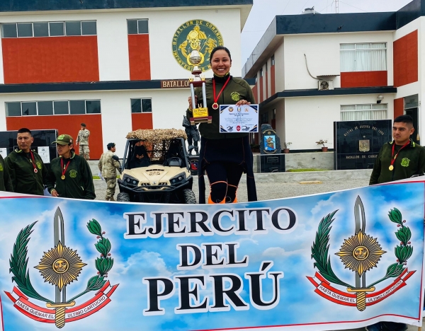 JERRE destaca participación de Suboficial campeona de Natación en las Olimpiadas Interfuerzas Armadas