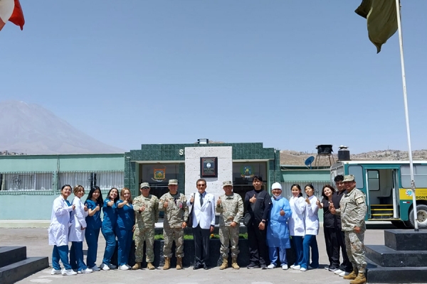 Exitosa Campaña de Salud Bucal para el Personal de Tropa del Servicio Militar Voluntario en Coordinación con la UCSM