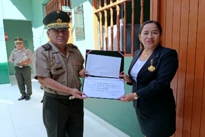 Ceremonia de entrega de medalla “Al Mérito” al Servicio Civil del Ejército