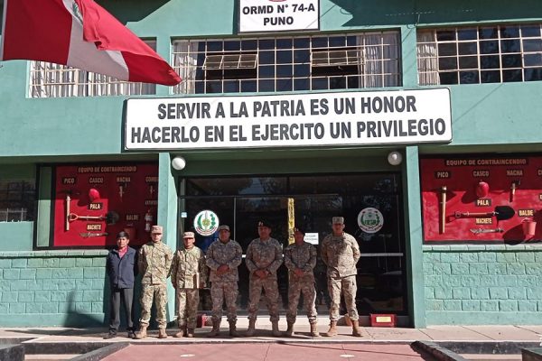 Visita de trabajo a las Oficinas de Registro Militar Departamental y Provinciales de Cusco y Puno.